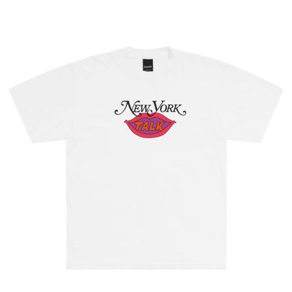 Only NY X New York Times Magazine White Talk T-Shirt - Picture 1 of 7